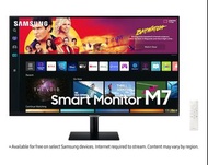&lt;行貨&gt;&lt;3年上門保養&gt; 三星 SAMSUNG 32" 超高清 UHD 4K 16:9 次世代智能顯示器 M7 Monitor with smart tv experience  (2022) LS32BM702UCXXK