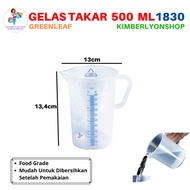 Gelas Takar / UKUR 500ML GREEN LEAF 1830