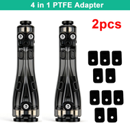 4 in 1 PTFE Adapter for Bambu Lab A2L/H2C/H2D/H2S/P1S/P1P/X1C/A1/A1 MINI Connector 4 Feeder Modules 