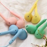 U19 Wired Earbuds Earphones with Noise Canceling Mic 3.5mm Headphone Jack Macaron Cartoon Cute Earpl