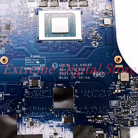 LA-K454P For DELL Gaming G15 5515 Laptop motherboard with CPU R5-5600H R7-5800H GPU RTX3050 RTX3050T