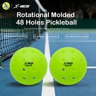 X-ace Fase-48 Pickleball Ball, 48 Holes, Durable LDPE Material, Outdoor Sports Training Competition 