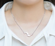 雙魚海豚項鍊 - 抗敏醫療鋼