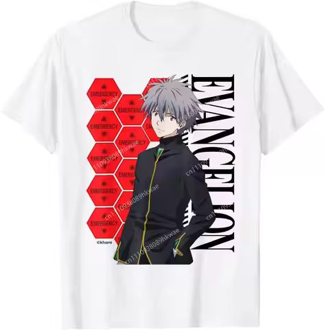 Evangelion 3.0+1.0 - "Kaworu Nagisa NERV Fashion Casual Funny T-Shirt S-6XL