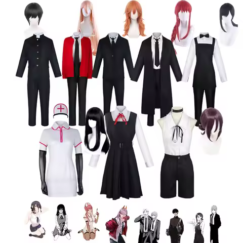 Chainsaw Man Part 2 Asa Mitaka Hirofumi Yoshida Anime Cosplay Costume Power Makima Kobeni Higashiyam