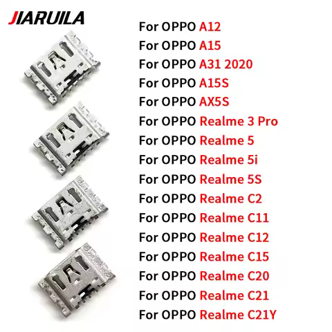 10 Pcs - 100Pcs Micro USB Charging Dock Port Connector For Oppo A12 A15 A31 2020 A1k / For Oppo A5s