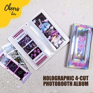 Photo Binder Photobooth 4 Cut Strip Hologram Aesthetic Kpop Ticket Collection Holder / Collect Book 