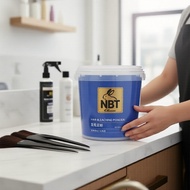 Blue Hair Bleach Powder 1000g      Serbuk Peluntur Rambut Biru 1000g Bebas Habuk Angkat Tinggi Profe
