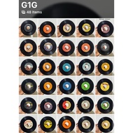 Vintage 45rpm Vinyl Records Box G1G Various Artists