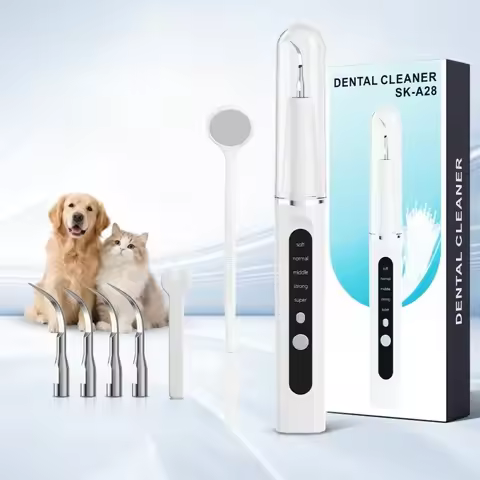 Dog Ultrasonic Dental Cleaner 5 Modes Automatic Clean Electric Ultrasonic Toothbrush Household Denta
