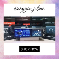 (LAYAR LEBAR TOMBOL SENTUH) Tape Audio Mobil Multifungsi Single Din Skeleton SKT - 1701Bluetooth USB