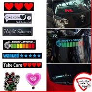 Motorcycle/Car LED Sticker Decoration Sticker Car Window Car Decals LED Light Universal
