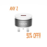 VIDVIE PLB111Q QUALCOMM QUICK CHARGE 3.0 FAST CHARGER WITH MICRO USB CABLE