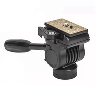 Video Camera Head Hydraulic Professional Damping Quick Release Plate Overhead Horizontal Vertical Tr