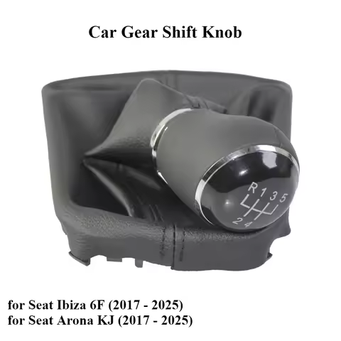 Gear Shift Knob for SEAT Ibiza V MK5 for SEAT Arona 2017-2025 LHD 5 / 6 Speed Car Gear Stick Change 