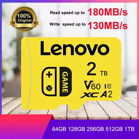 Lenovo 2TB High Speed Memory Card 1TB 512GB 256GB Class 10 Micro TF SD Card 1TB SD Memory Card For N