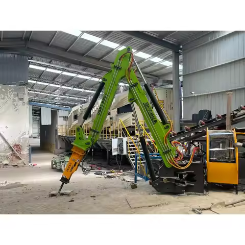 Customized Breaker Arm Rock Breaker Mining Hammer Crusher Remote Control Hydraulic Rotating Excavato