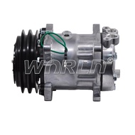 24V 7H15 Truck AC Compressor SD7H157994 7H1513202X TOUR054092D Auto Air Conditioner Compressor For Kobelco RK160 WXTK102