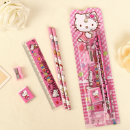 6IN1 Stationery School Set Goodies Gift Pack Children Kids Pencil Cartoon Alat Tulis Hadiah Budak Se