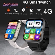 Rainbuvvy New 4G Call SOS Smart Watch 4GB RAM 64GB ROM 1.99 Inch Android 9.0 GPS Wifi Camera Heartra