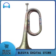 Blesiya Solid Copper & Brass Bugle Blowing Bugle Signal Musical Instrument with Mouthpiece Cavalry T