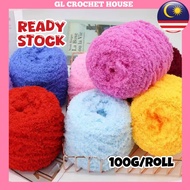 3ply Coral Fleece Yarn 100g Towel Yarn Fluffy Crochet & Knitting Yarn for Scarf