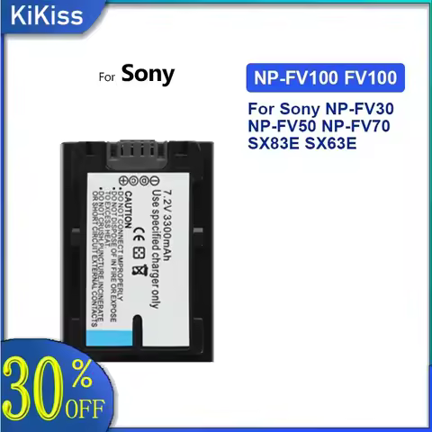 Battery 1050mAh-4650mAh For Sony NP-FV30 NP-FV40 NP-FV50 NP-FV70 SX83E SX63E FV50 FV50A FV100 Cyber-