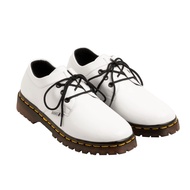 SATA - Sepatu Kulit Low Boots Putih Namakula