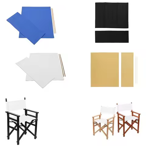 Washable Chair Seat Covers Kit Director Chair Seat Replacement Canvas Cover Accessories For Director