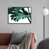 朝氣蓬勃－龜背竹I-玄關掛畫/臥房/複製畫/綠意植物/餐桌佈置