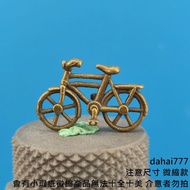 [Antique Collection] Brass 70s Mountain Road Bike Bicycle Model Landscaping Decoration Car Desktop D