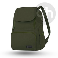 GH-Bag Tas Sekolah MONZA Canvas Backpack Tas Perempuan Tas Kuliah Tas Ransel Kecil