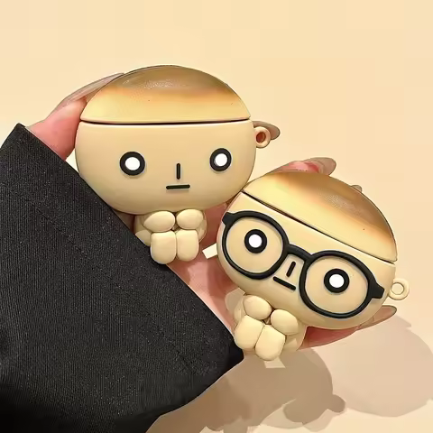 [Lt] Japanese cute cute burnt bread villain airpods4 protective case airpod3 suitable for apple pro 