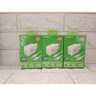 ROBOT RT-A20C FAST CHARGING 20W TYPE-C TO TYPE-C CHARGER