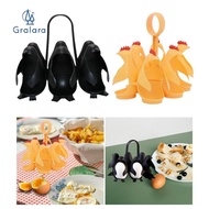 [Gralara] Egg Holder Practical Egg Boiler Rack Boiled Egg Cooker 6 Egg Capacity for Fridge Storage D