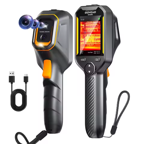 GOYOJO GH192 GH340 Thermal Camera, 320 X 240 2.8" LCD Screen, Dual-Camera Thermal Imaging Camera wit