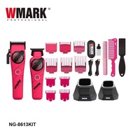WMARK New Hair Clipper NG-8613KIT with Charging Stand Hair Salon Special Electric Scissor Set