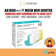 TP-Link Deco X20 AX1800 Wifi 6 Mesh Router Whole Home Wireless AX System AP Mode or Router Mode