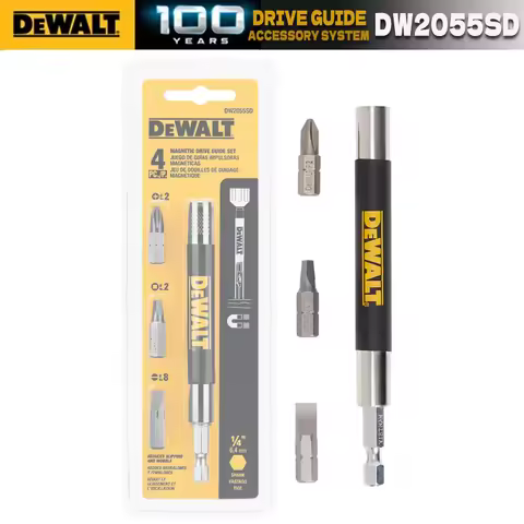 DEWALT 4 PCS Magnetic Screwdriving Bit Drive Guide Set Dewalt Power Tool Accessories DW2055SD