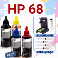 HP68 HP 68 HP 68XL ink  HP68XL refilling For HP Envy 6130 6155e 6500e 6530 6555e 6552e 6558e 6152e 2