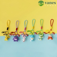 NAESV Gengar Pendant, Fuecoco Quaxly Pikachu Figures Keychain, Cartoon Anime Doll Kawaii Sprigatito 