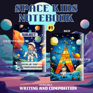SPACE KIDS Customized Notebook - Writing or Composition - Stapled Notebook
