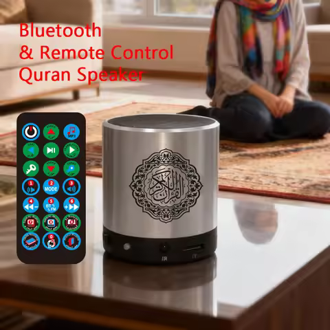 Koran Islam Arabic Muslim Azan Bluetooth Wireless Speaker Portable FM Radio Mini Ramadan Holy Islami