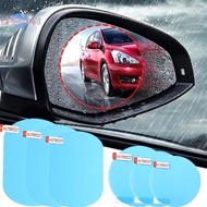 [LinshanS] 2PCS/Set Car Rearview Mirror Window Anti Fog Clear Film Anti-Light Car Mirror Protective Film Waterproof Rainproof Car Sticker [NEW]