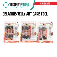 10pcs Nozzle 3D Gelatin Art Tool with Syringe Stainless Steel Jelly Art Cake Tools for Flower Petal 