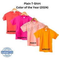 APRICOT Color of The Year 2024 Plain T-shirt