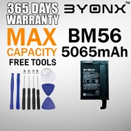 BYONX Battery Bateri BM56 for Mi Xiaomi Redmi Xiaomi POCO F3 GT/Redmi K40 Gaming (5065mAh)