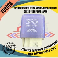 TOYOTA STARTER RELAY 28300-46010 ORIGINAL DENSO USED FROM JAPAN