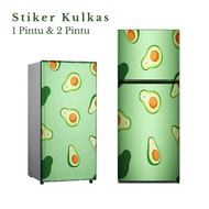 1-door Refrigerator Sticker And 2-door Refrigerator Sticker Fruit motif B-H2 FAZ