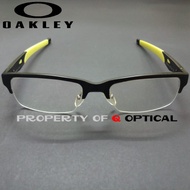Kacamata Frame Pria Oakley 8118 Black Yellow Model Half Sporty